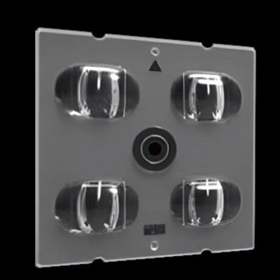 4 f'1 għoli - Effiċjenza Lenti ottika għad-dawl tat-toroq